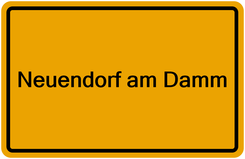Handelsregisterauszug Neuendorf am Damm